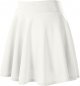 Women's Basic Versatile Stretchy Flared Casual Mini Skater Skirt